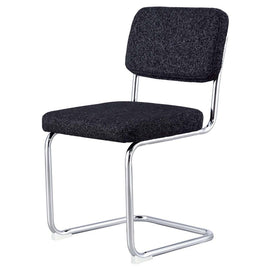 OPJET PARIS Chair Capsule Black Terry Fabric Metal Legs