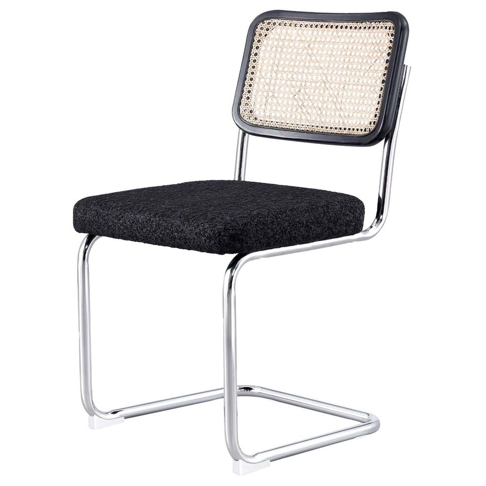OPJET PARIS Chair Capsule Black Terry Fabric Cane Backrest