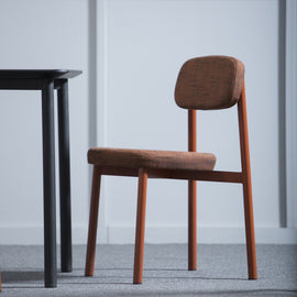 KANN DESIGN Chair Residence Heather Fabric Brick Red