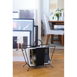 MAZE Magazine Rack Suitcase Black