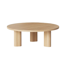 KANN DESIGN Coffee Table Forte Round Natural Oak 100cm
