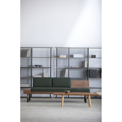 KANN DESIGN Sofa Mid Wool Fabric Green