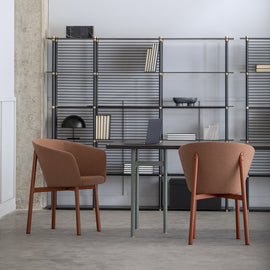 KANN DESIGN Armchair Residence Wool Fabric Pink