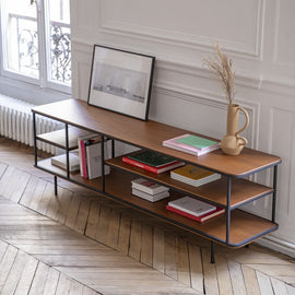 KANN DESIGN Sideboard Storage Strat Long Black