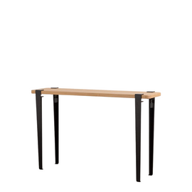 TIPTOE Console Table Lima Oak Steel Legs