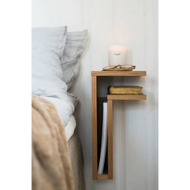 MAZE Bedside Table F-shelf Right Oak