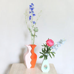 &KLEVERING Set of 2 Vases Wave