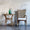 SIKA DESIGN Coffee Table Tony Rattan & Glass 80cm