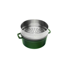 STAUB Cocotte Round With Steamer 26 cm