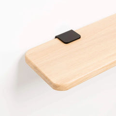 TIPTOE Bookshelf Oak Steel Brackets 45x20cm