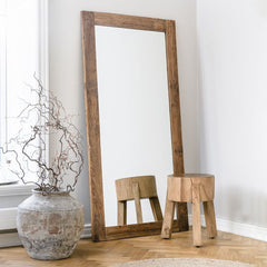 SIKA DESIGN Mirror Lucas Teak 180 cm