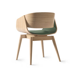 ALMOST Armchair 4th Oak Cushion Green