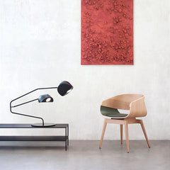 ALMOST Armchair 4th Oak Cushion Green