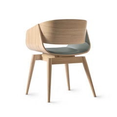 ALMOST Armchair 4th Oak Cushion Grey
