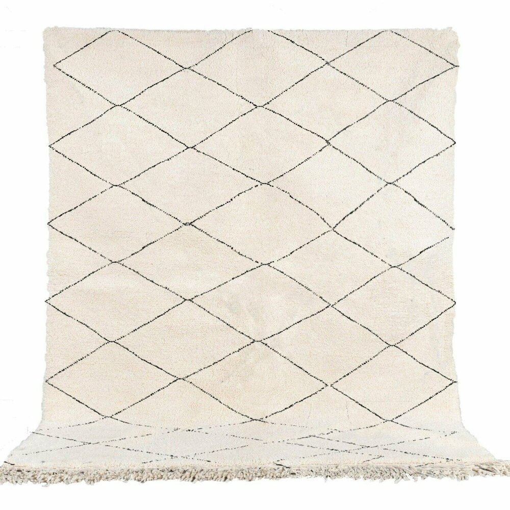 AFK LIVING Handmade Berber Rug Kasbah Beige