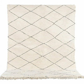 AFK LIVING Handmade Berber Rug Kasbah Beige