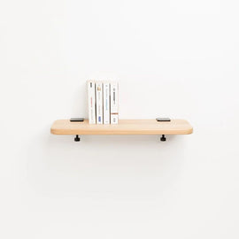 TIPTOE Bookshelf Oak Steel Brackets 60x20cm