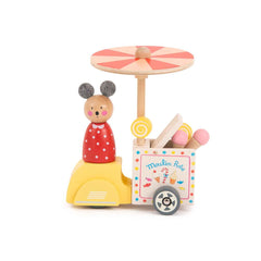 MOULIN ROTY Wood Ice Cream Delivery Tricycle “La grande famille“
