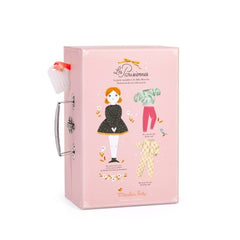 MOULIN ROTY Suitcase and Doll The little Wardrobe "Les Parisiennes"