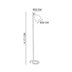 MARKET SET Floor Lamp Lord 171cm