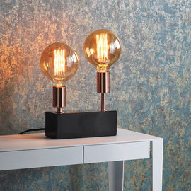 MARKET SET Table Lamp Mascara 2 Lights 22cm