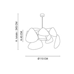MARKET SET Suspension Light Screen XL 110cm