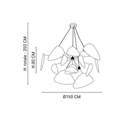 MARKET SET Suspension Light Screen XXL 150cm