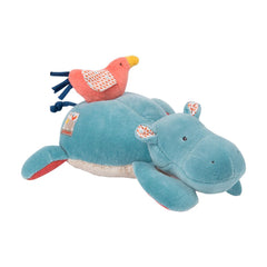 MOULIN ROTY Musical Soft Toy Hippo “Les Papoum”