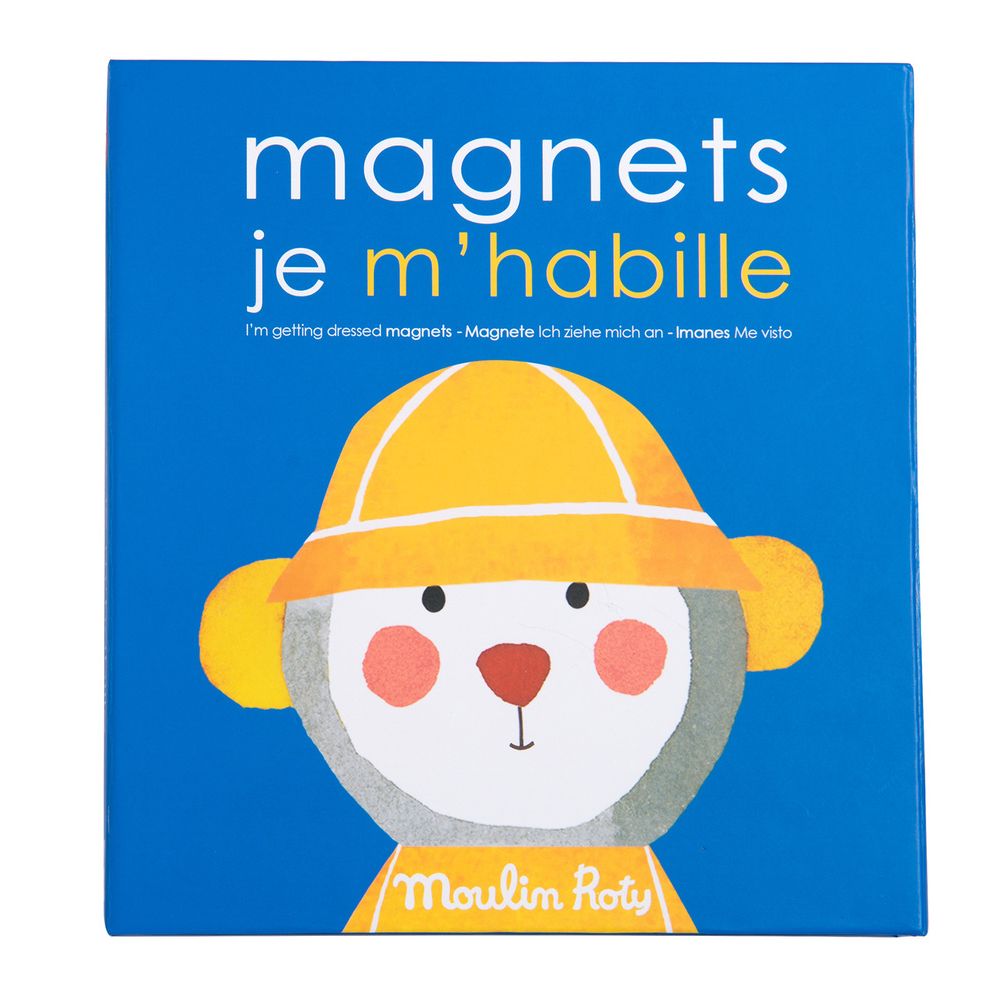 MOULIN ROTY Magnetic letters game Getting dressed “Les Popipop”
