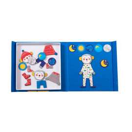 MOULIN ROTY Magnetic letters game Getting dressed “Les Popipop”