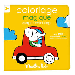 MOULIN ROTY Colouring book magic colors “Les Popipop“