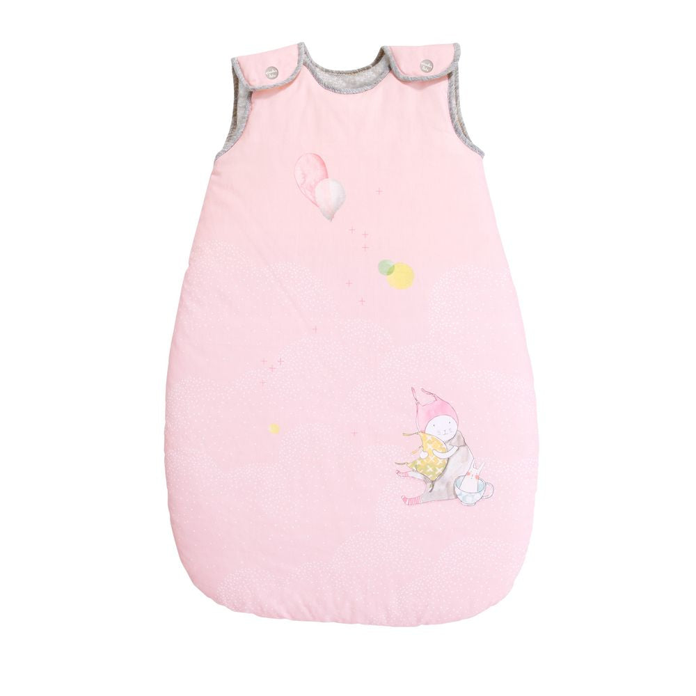 MOULIN ROTY Baby sleeping bag Pink 70cm “Les Petits dodos”