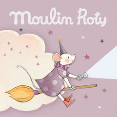 MOULIN ROTY Box of 3 discs for storybook lamp pink “Il était une fois“