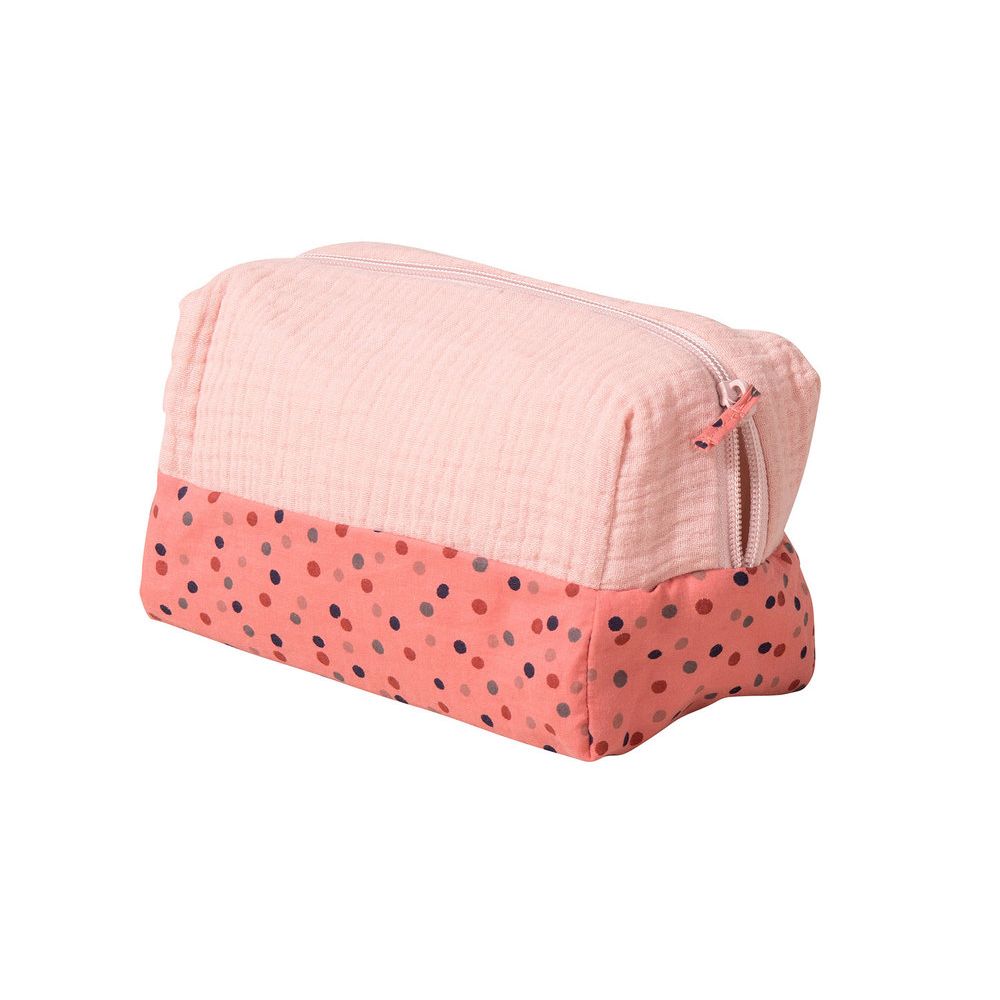 MOULIN ROTY Pink toiletry bag “Les Jolis trop beaux”