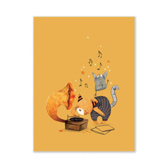 MOULIN ROTY Set of 3 posters 30x40cm "Les Moustaches"