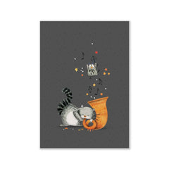 MOULIN ROTY Set of 3 posters 30x40cm "Les Moustaches"