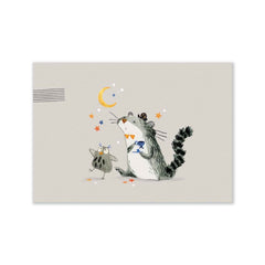 MOULIN ROTY Set of 3 posters 30x40cm "Les Moustaches"