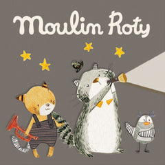 MOULIN ROTY Box of 3 discs for storybook lamp “Les Moustaches“