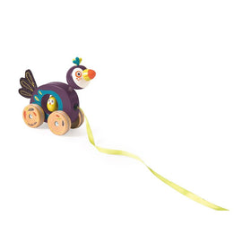MOULIN ROTY Small toucan pull along toy 