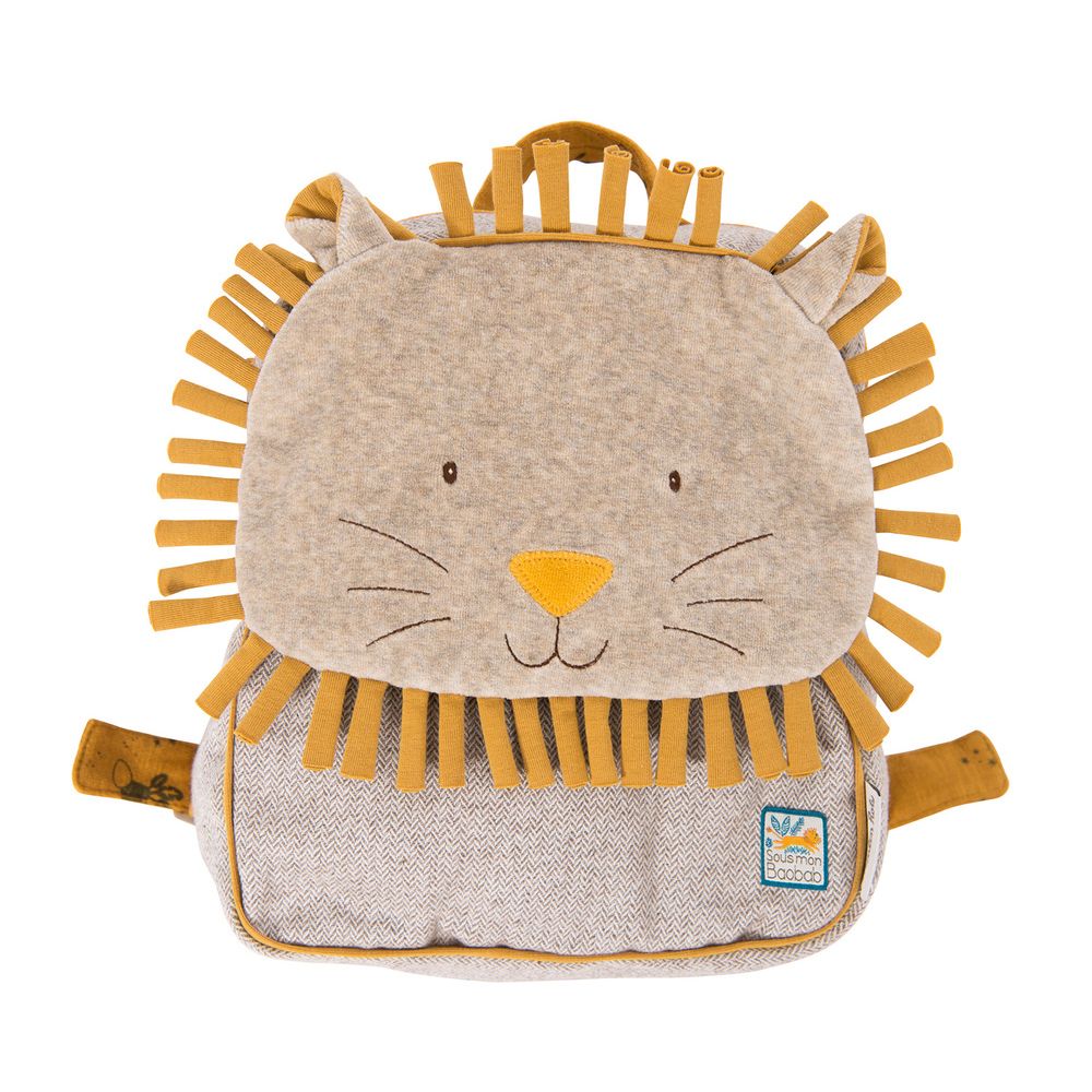 MOULIN ROTY Lion Backpack “Sous mon baobab”