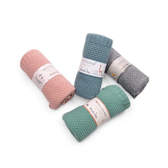 MOULIN ROTY Wool Blend Blanket 86x75cm “Sous mon baobab“