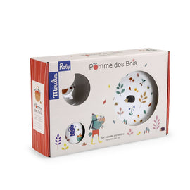 MOULIN ROTY Porcelain Dish Set “Pomme des bois“