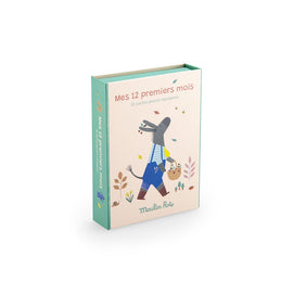 MOULIN ROTY Set of 30 Cards Baby First Year “Pomme des bois“