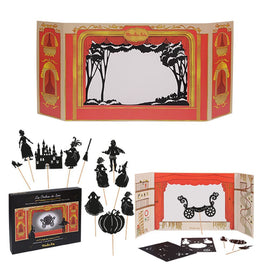 MOULIN ROTY Cardboard theatre with shadow puppets “Lampes et ombres“