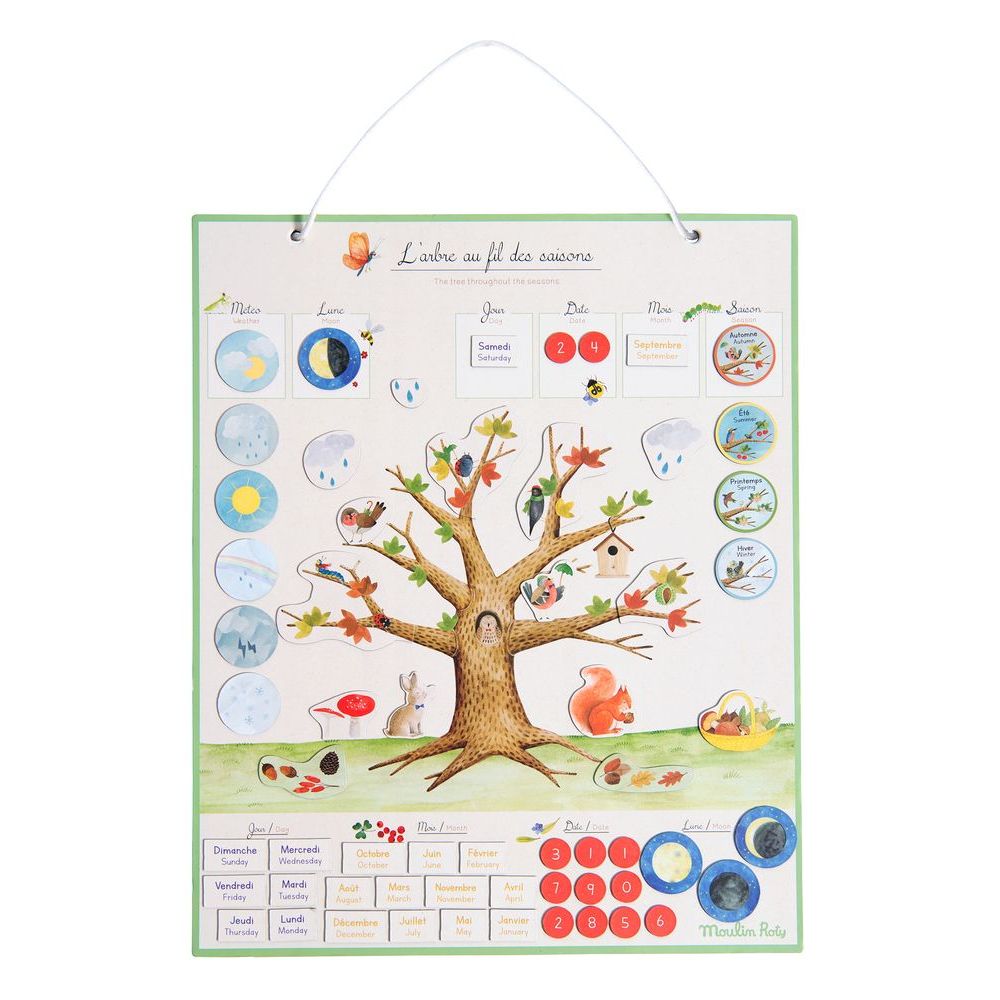 MOULIN ROTY Magnetic calendar “Le jardin du moulin“
