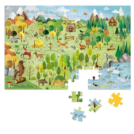 MOULIN ROTY Puzzle 96 pieces forest “Le jardin du moulin“