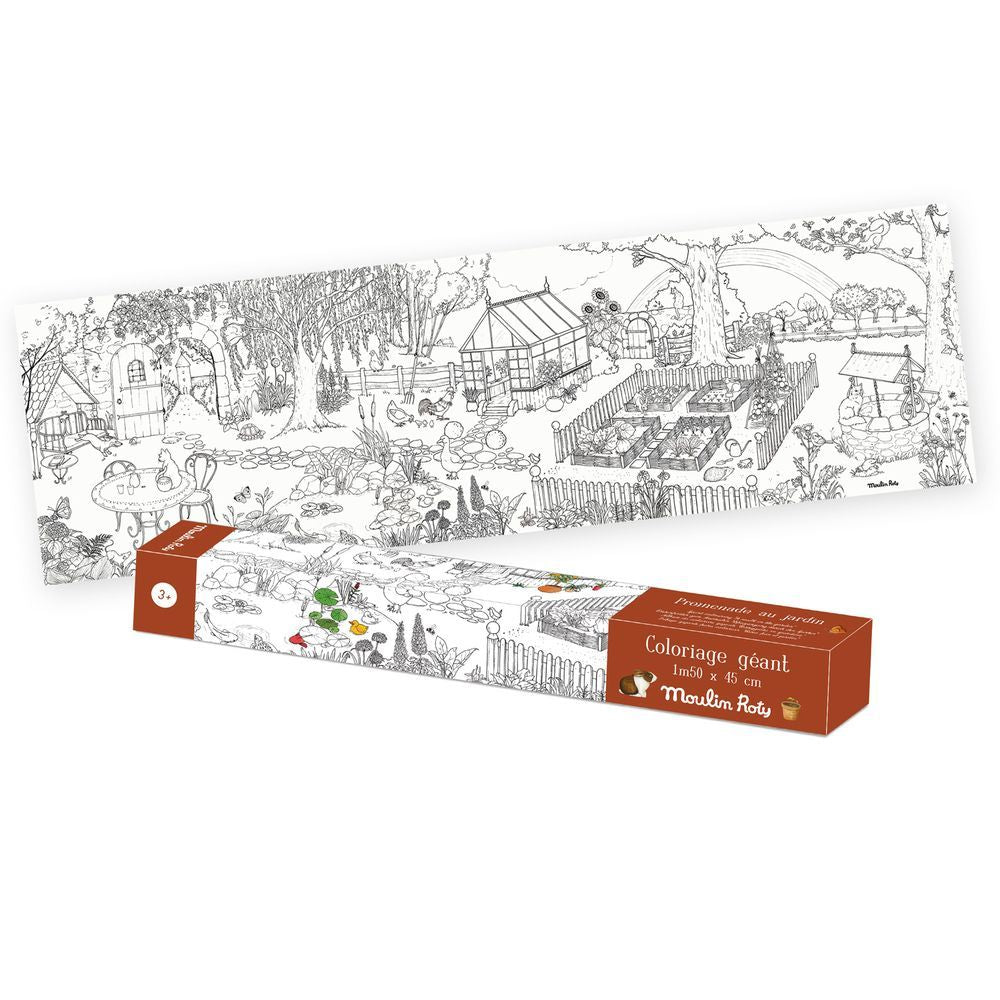 MOULIN ROTY Giant colouring the gardener “Le jardin du moulin“
