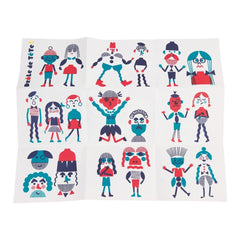 MOULIN ROTY Set of 20 ink stamps “Les Bambins”