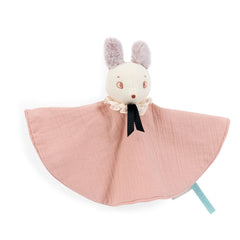 MOULIN ROTY Baby comforter pink mouse “Après la pluie“