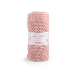 MOULIN ROTY Wool Blend Blanket 86x75cm “Après la pluie“